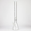 GENIE | 24" 9mm single percolator glass water bong [ GB1905 ] Glass Bong ONE White