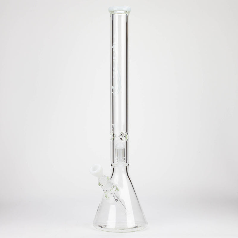 O GENIE | 24" 9 mm single percolator glass water bong [GB1095]