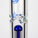 GENIE | 24" Dual 6 arms 9mm glass water beaker bong [GB1906] Glass Bong ONE