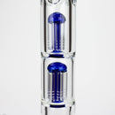 GENIE | 24" Dual 6 arms 9mm glass water beaker bong [GB1906] Glass Bong ONE