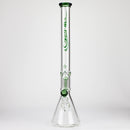 GENIE | 24" 9mm single percolator glass water bong [ GB1905 ] Glass Bong ONE