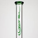 GENIE | 24" 9mm single percolator glass water bong [ GB1905 ] Glass Bong ONE
