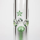GENIE | 24" 9mm single percolator glass water bong [ GB1905 ] Glass Bong ONE