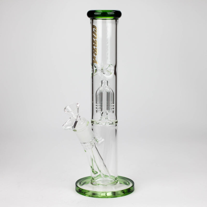 O COBRA | 11.5" glass bong with tree arm percolator [DD35]