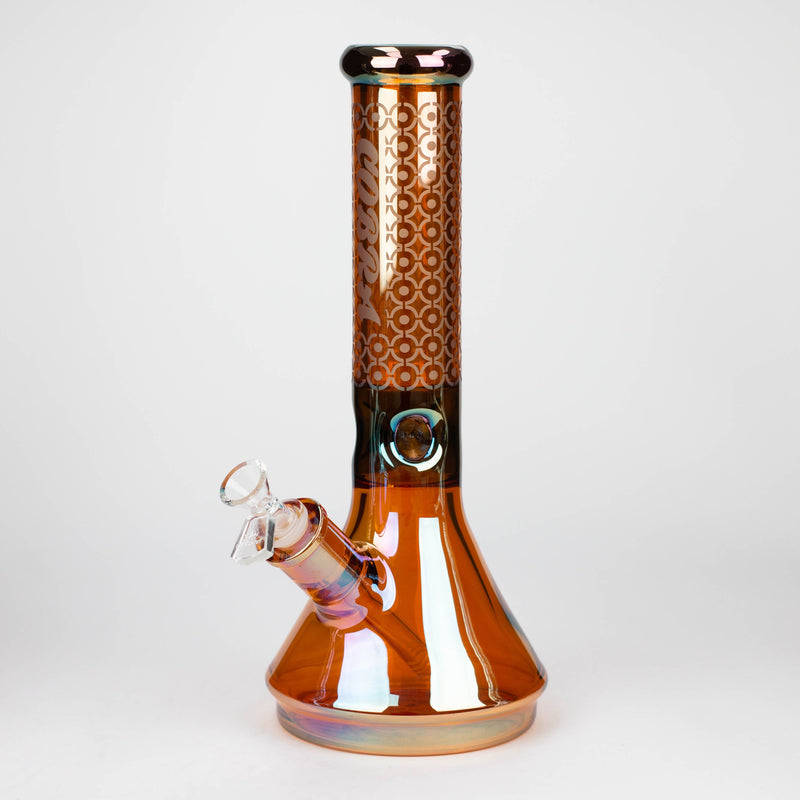 O COBRA | 13" Eletroplate 7 mm Glass Beaker Bong [LL1026]