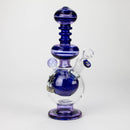 NG | 10 inch Large Ball Perc Bubbler [TX0003] Glass Bong High-End Brands Glass BLUE