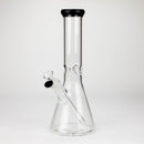 12 inch No Logo Beaker [BTBK12] Glass Bong ONE Black