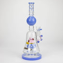 preemo | 13 inch Playful Piggy Bubbler [P088] Glass Bong preemo JADE BLUE