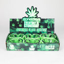 Grow in the dark premium glass ashtray Box of 6 Glass Ashtray 777 Smoke