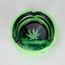 Grow in the dark premium glass ashtray Box of 6 Glass Ashtray 777 Smoke