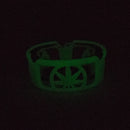 Grow in the dark premium glass ashtray Box of 6 Glass Ashtray 777 Smoke