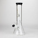 Genie | 12" Genie Classic beaker glass water bong [NSP105] Glass Bong ONE Black