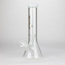 Genie | 12" Genie Classic beaker glass water bong [NSP105] Glass Bong ONE White