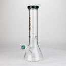 Genie | 12" Genie Classic beaker glass water bong [NSP105] Glass Bong ONE Teal
