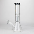 Genie | 12" Genie-Tree arms color accented glass water bong [NS104] Glass Bong ONE