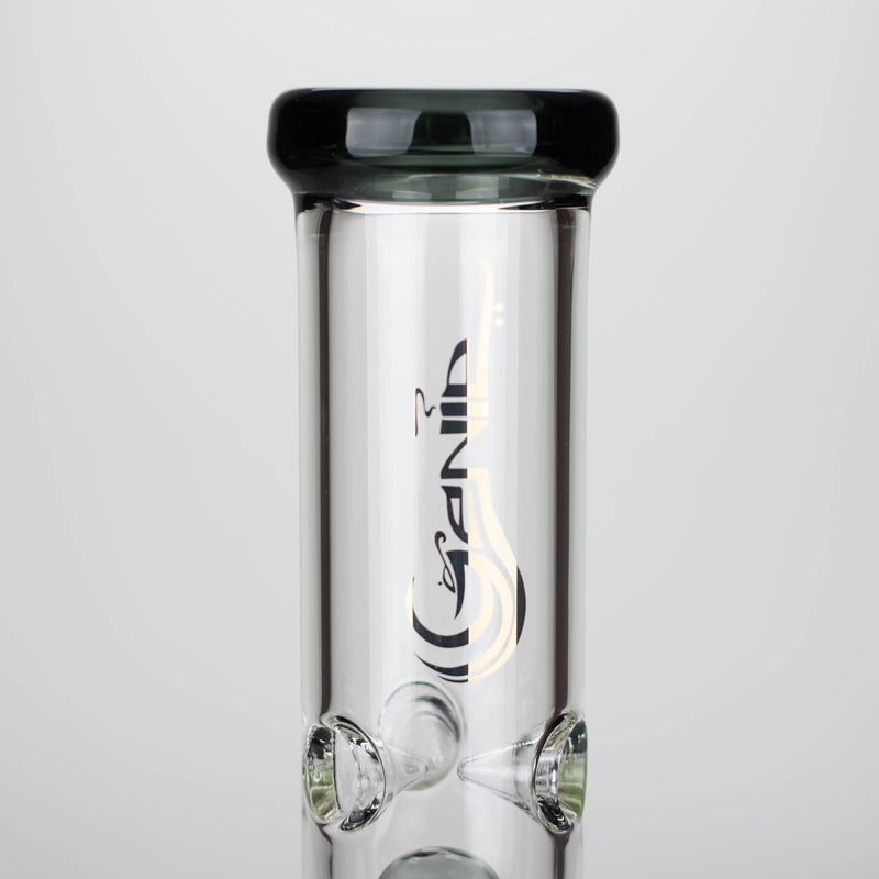 O Genie | 12" Genie-Tree arms color accented glass water bong [NS104]