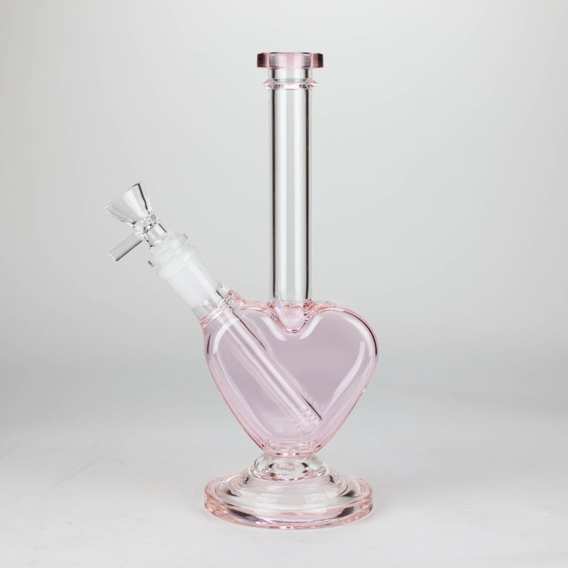 O 10" Glass Heart Bong - Valentia's day limit Edition