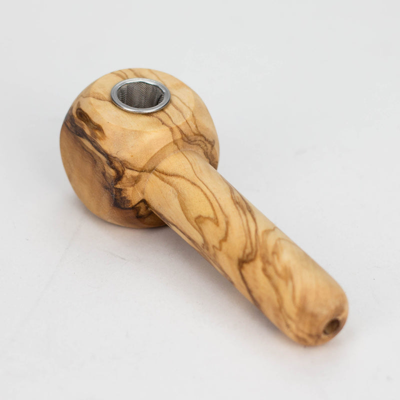 O Olive Wood Apple Pipe