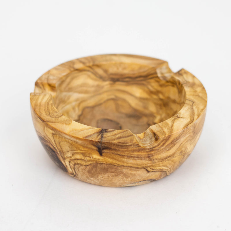 O Olive Wood Ash Tray/Smoker's Gift