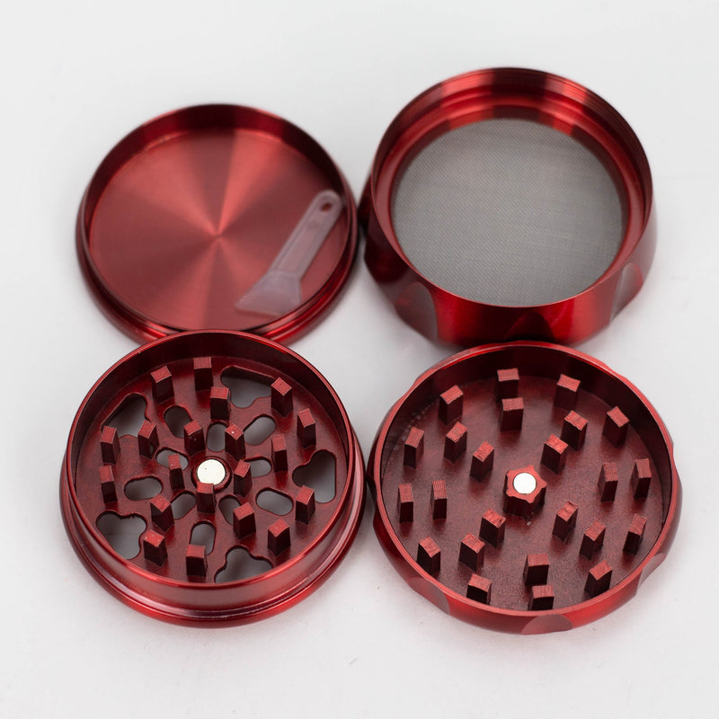 O 2.2" Drum Shape Metal Grinder With Canada Flag 4 Layers Box of 6   [GZ6278]
