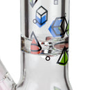 Castle Glassworks | 18" Shapes Beaker Glass Bong Castle Glassworks