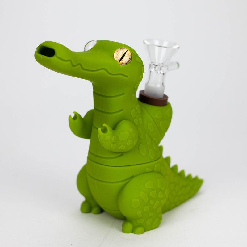 O 6" Crocodile water pipe-Assorted Colours [H252]