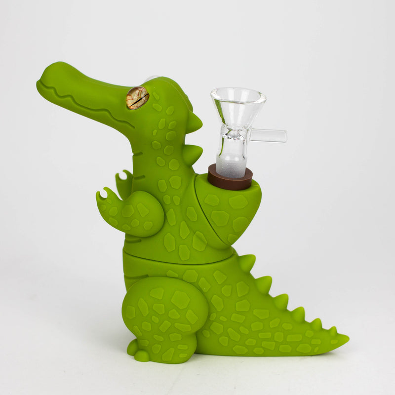 O 6" Crocodile water pipe-Assorted Colours [H252]