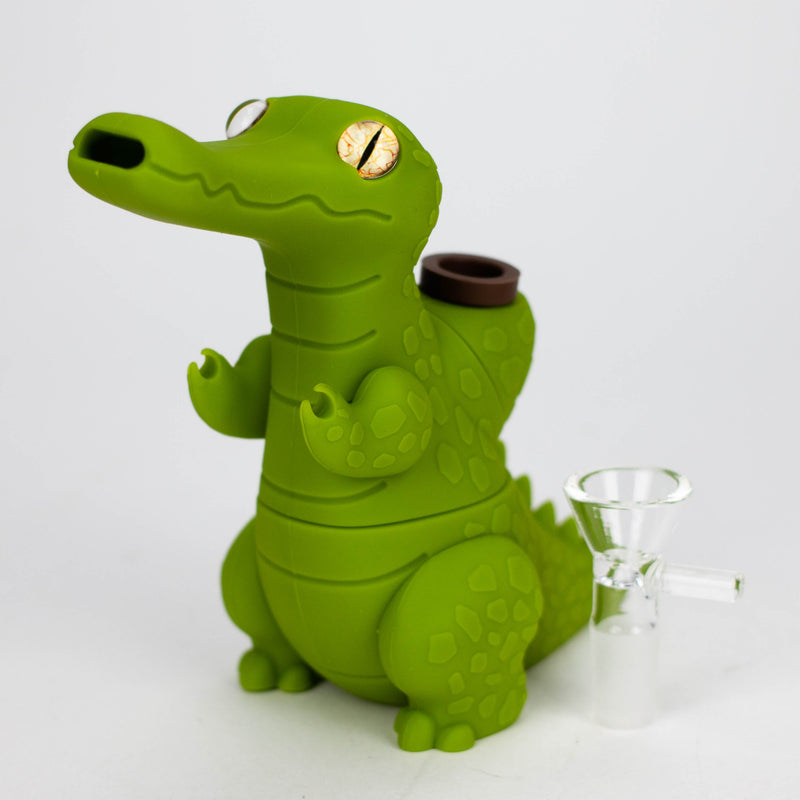 O 6" Crocodile water pipe-Assorted Colours [H252]