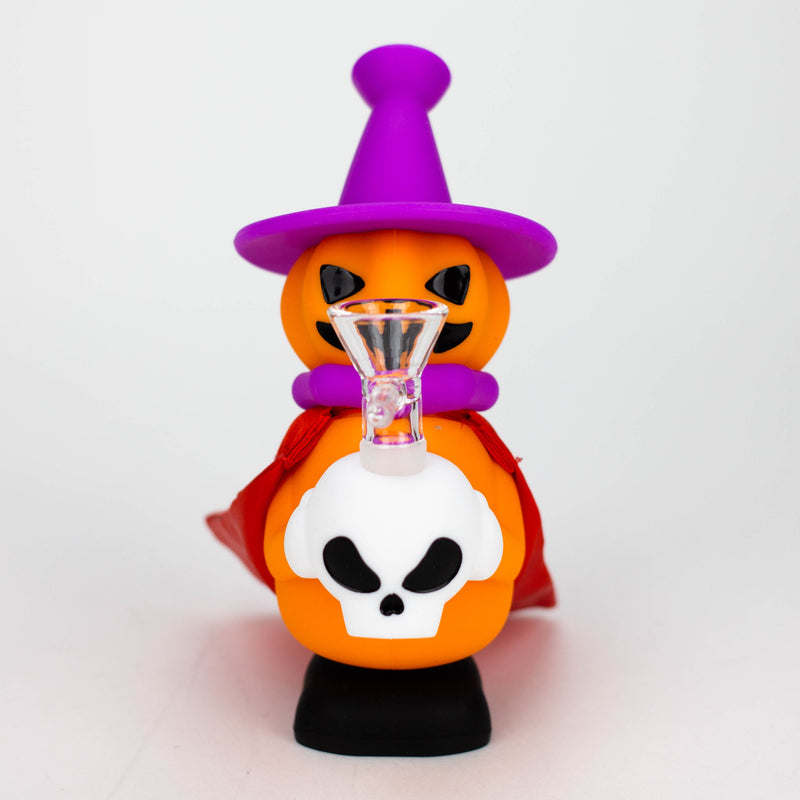 O 6" Wizard water pipe-Assorted Colours [H246]