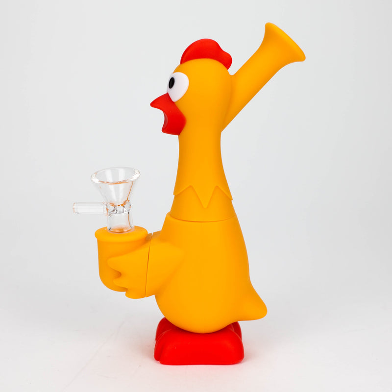 O 7" Screaming chicken water pipe-Assorted Colours [H245]