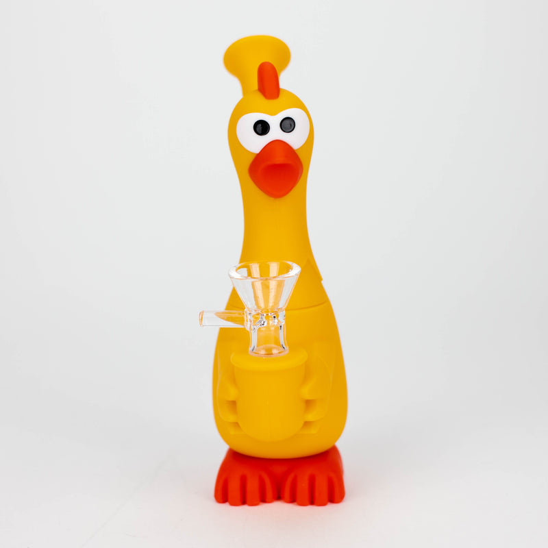 O 7" Screaming chicken water pipe-Assorted Colours [H245]