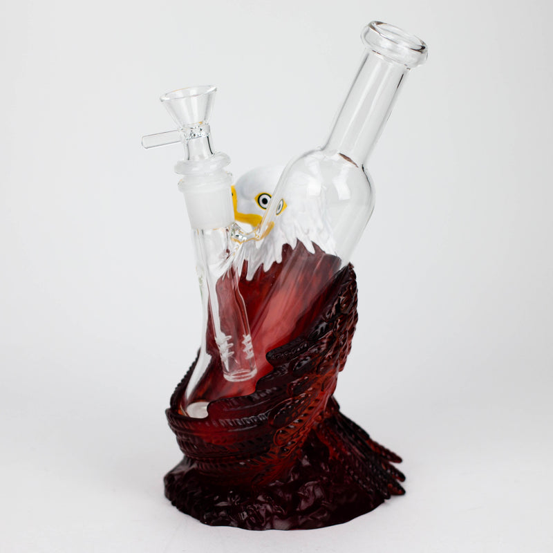 O 9'' Resin eagle water pipe [H242]