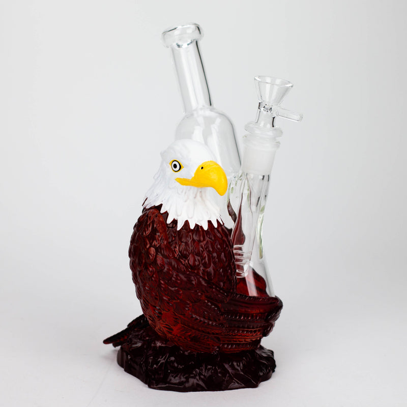 O 9'' Resin eagle water pipe [H242]