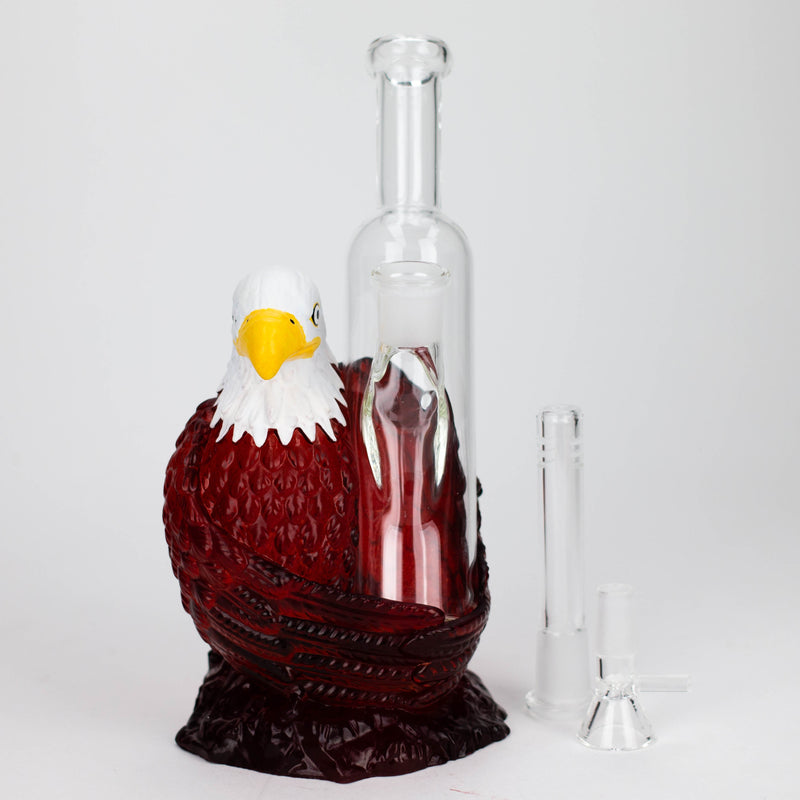 O 9'' Resin eagle water pipe [H242]