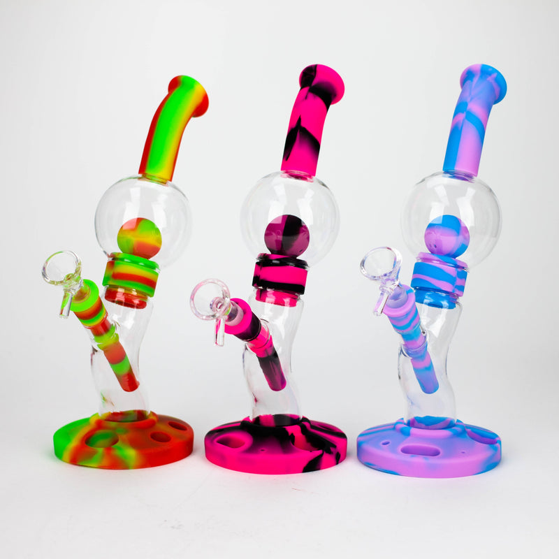 O 10" Ball water pipe-Assorted [H214]