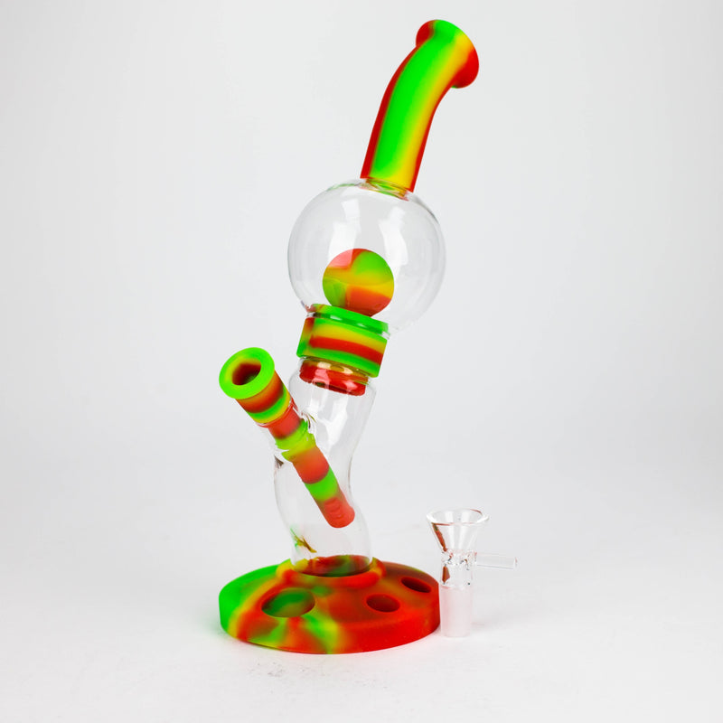 O 10" Ball water pipe-Assorted [H214]