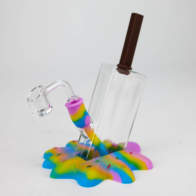 O 7" Drop popsicle Rig-Assorted  Colours[H206]