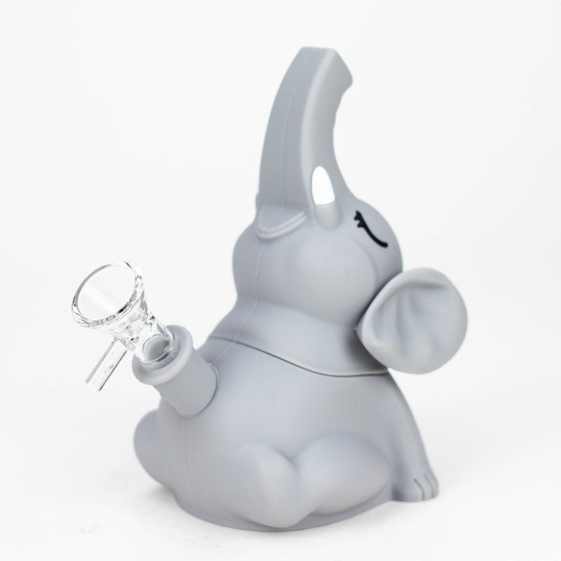 O 6" Elephant silicone water pipe [YS-377]