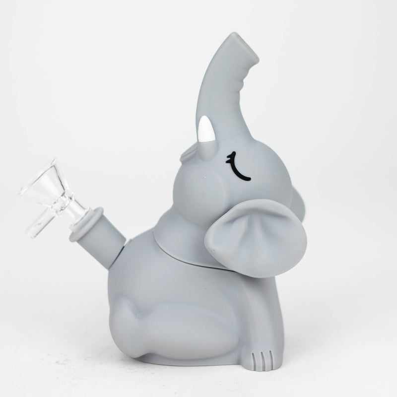 O 6" Elephant silicone water pipe [YS-377]