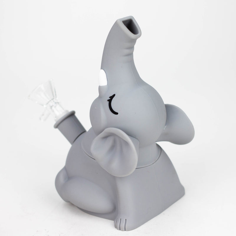 O 6" Elephant silicone water pipe [YS-377]
