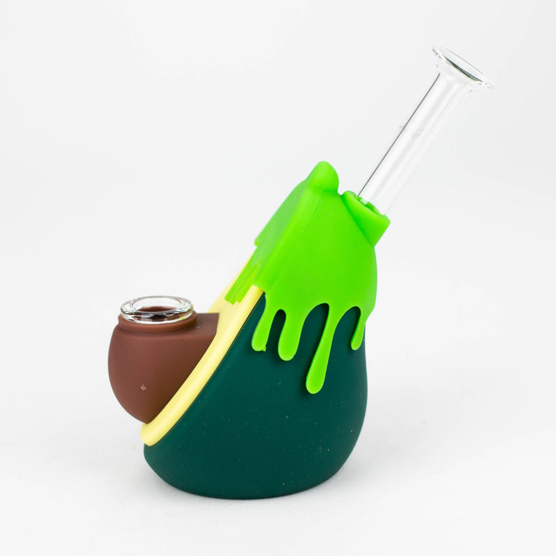 O 6" Avocado water pipe Assorted Colours [H357]