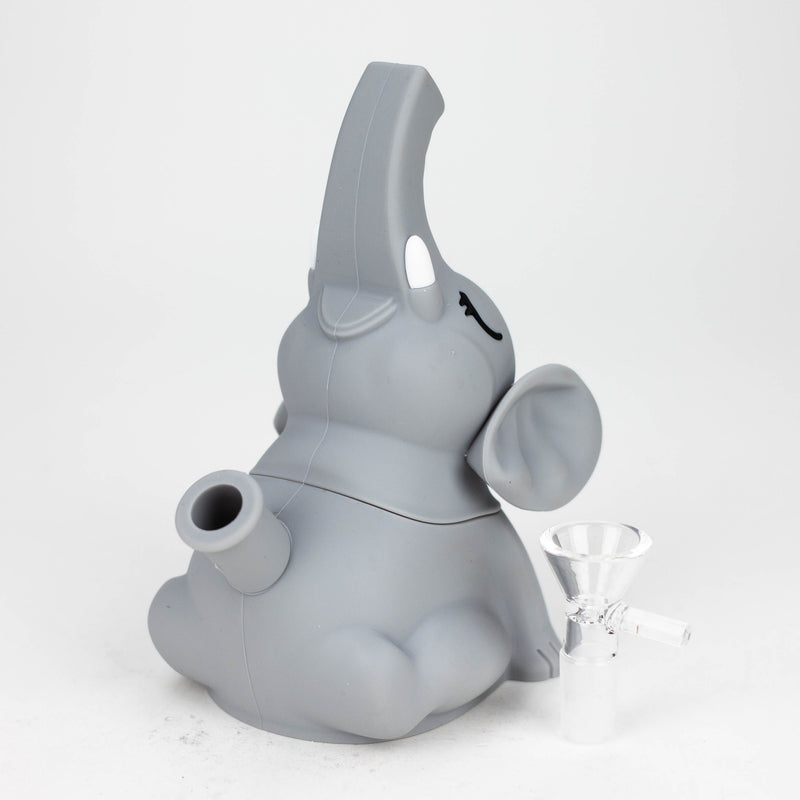 O 6" Elephant silicone water pipe [YS-377]