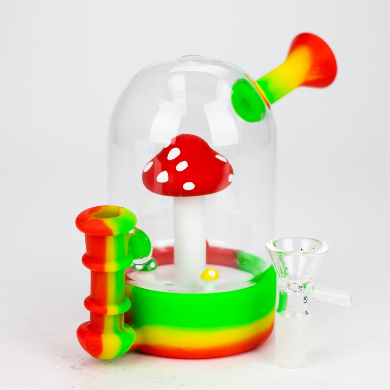 O 6'' Waterwheel water pipe-Mushroom