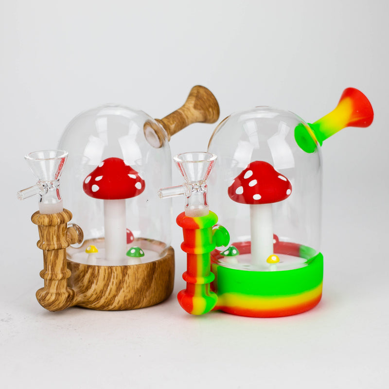 O 6'' Waterwheel water pipe-Mushroom