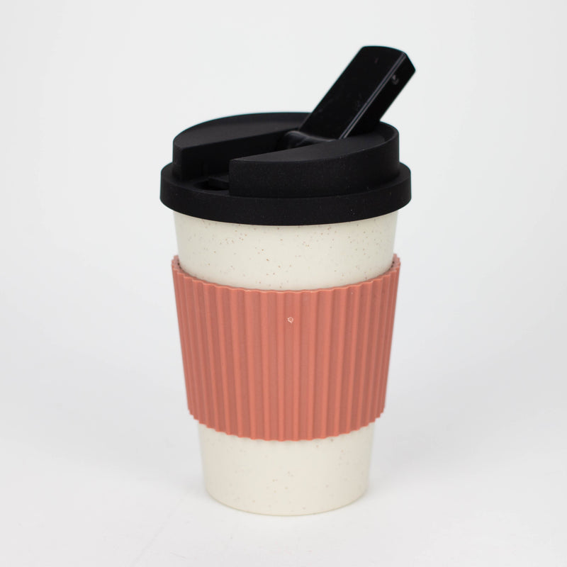 O Coffee Cup Bong with ceramic bowl - Assorted Colours [SP1061]