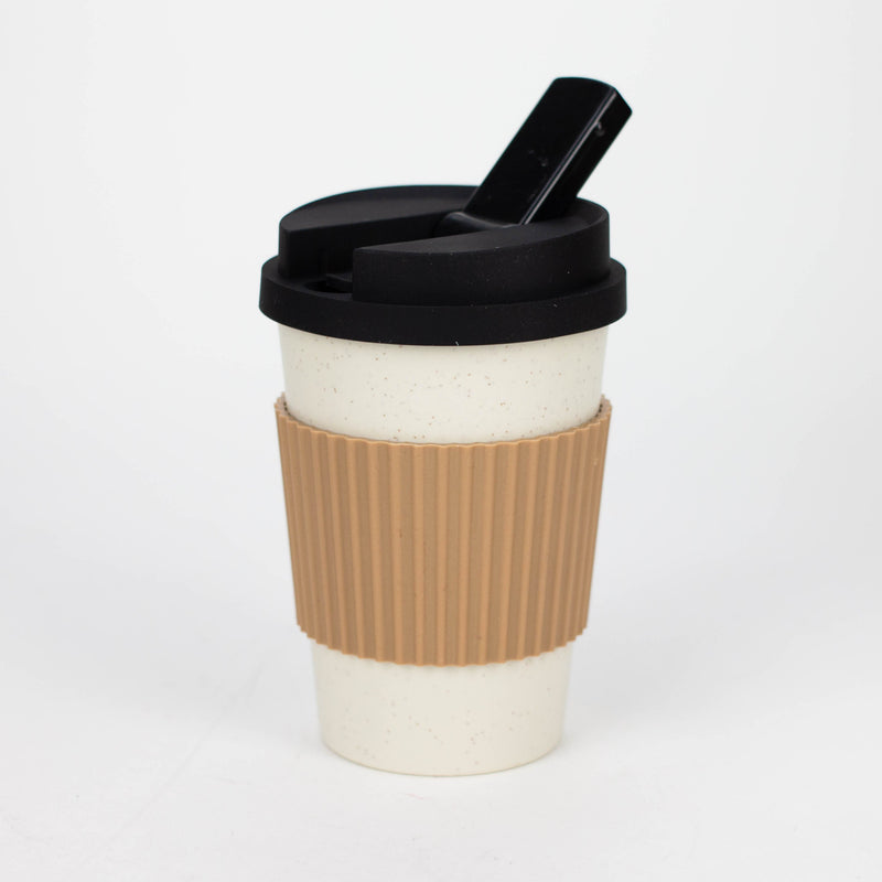 O Coffee Cup Bong with ceramic bowl - Assorted Colours [SP1061]