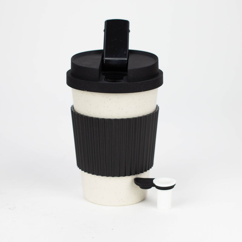 O Coffee Cup Bong with ceramic bowl - Assorted Colours [SP1061]