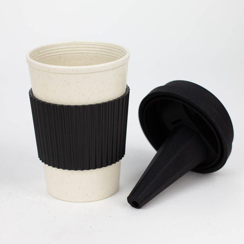 O Coffee Cup Bong with ceramic bowl - Assorted Colours [SP1061]