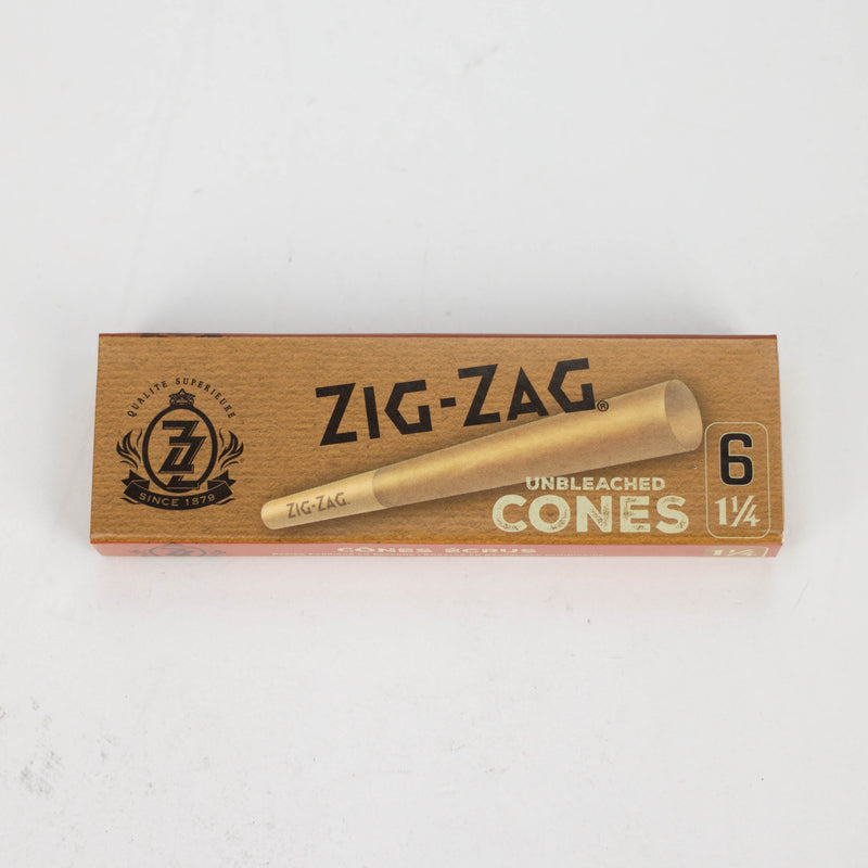 O Pre-Rolled Cones - Zig-Zag Brown 1 1/4 Papers Box of 24