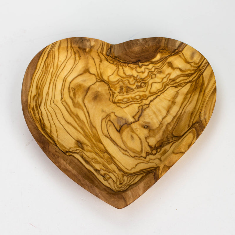 O VOW | Olive Wood Heart Rolling Tray/Smoker's Gift